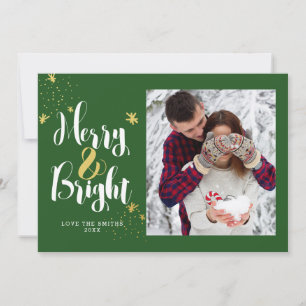 De Festividades Feliz e Cartão com fotos brilhante