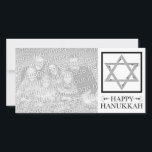 De Festividades feliz hanukkah: estrela do cartão com fotos David<br><div class="desc"></div>