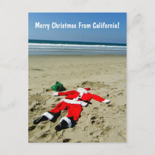 De Festividades Feliz Natal Do Cartão Postal Da Califórnia!