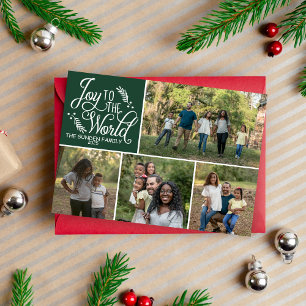 De Festividades Feliz Natal Feliz da Família Cartão com fotos Fe