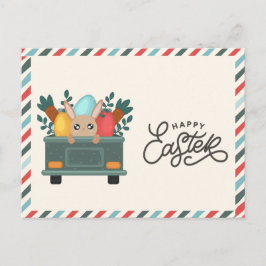 De Festividades Feliz Páscoa Cartão Postal da Feira dos Agricultor