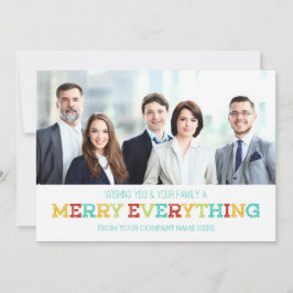 De Festividades Feliz tudo Cartão com fotos empresa