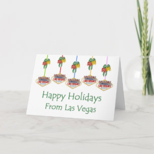 De Festividades Felizes Férias Do Cartão Las Vegas