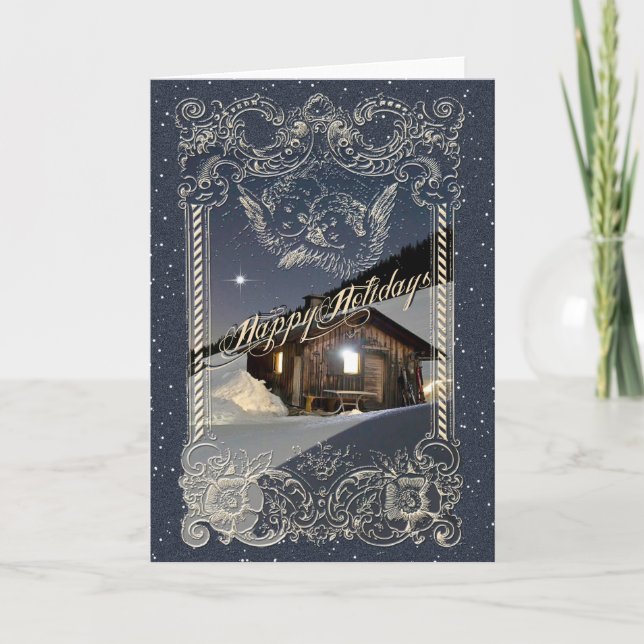 De Festividades FELIZMENTE FÉRIAS - Cartão Saudável (Frente)