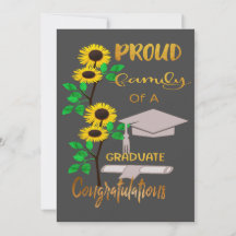 Graduação saudações Cartão plano