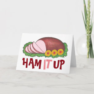 De Festividades HAM-LHE Feriado Janta Natal Engraçado Cartão Xmas