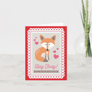 De Festividades Hey Foxy! por Origami imprime namorados cartão