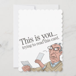 De Festividades Isto É Você Tentando Ler Este Cartão Pai Divertido