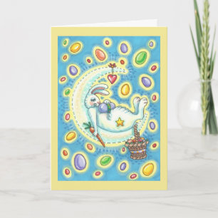 De Festividades JELLY BEAN DREAMS EASTER BUNNY GREETING CARTÃO Ve