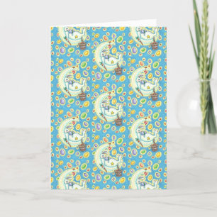 DE FESTIVIDADES JELLY BEAN DREAMS EASTER BUNNY GREETING CARTÃO VER