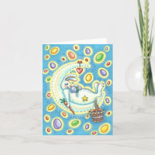 DE FESTIVIDADES JELLY BEAN DREAMS EASTER BUNNY GREETING CARTÃO VER