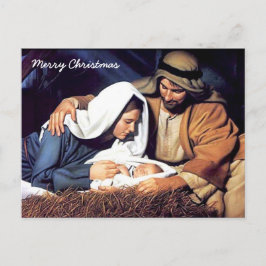 De Festividades Jesus no Presépio Cartão Postal