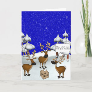 De Festividades KRW Você não odeia o Natal Comprando cartão engraç