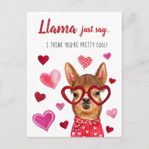 De Festividades Llama Apenas Diga Tamanho do Cartão Postal do di