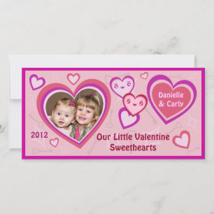 De Festividades Namorados Personalizado Cartão com fotos Kawaii He