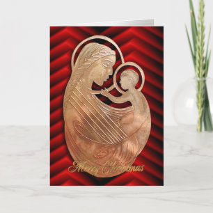 De Festividades Natividade natalícia O cartão religioso da Madona