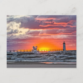 De Festividades No início do cartão postal sunset