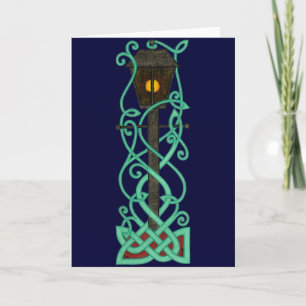 De Festividades O cartão Lamppost