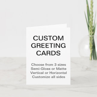 De Festividades O costume personalizou 4,25"" o cartão x5.5 Matte