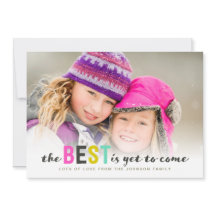 O MELHOR ainda está por vir | Natal | Cartão com f