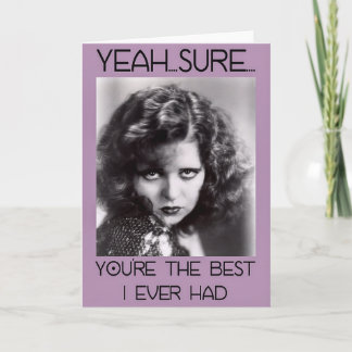 De Festividades O melhor que já recebi cartão