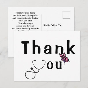 De Festividades Obrigado ao médico Cartão postal