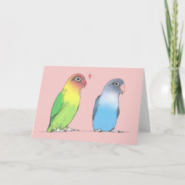 De Festividades Os Lovebirds anulam o cartão