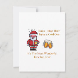 De Festividades Papai Noel Para Aqui, Aproveite Uma Fria No Cartão
