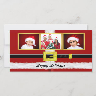 De Festividades Papais noeis Cartão com fotos