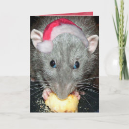 De Festividades Papais noeis Cartão Dumbo rato