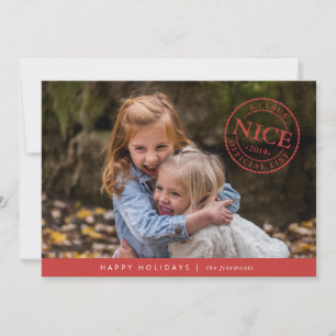 De Festividades Papais noeis Oficiais Lista Nice Cartão com fotos
