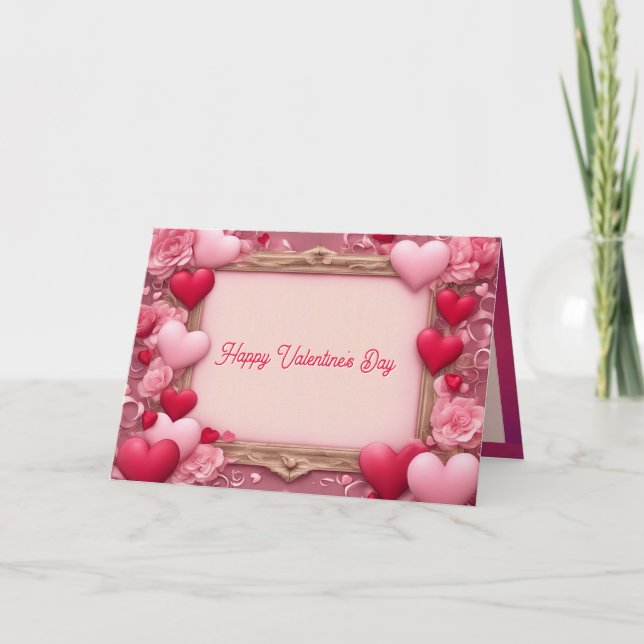 De Festividades Para a Namorada Mais Doce Cartão do Dia dos Namora (Frente)