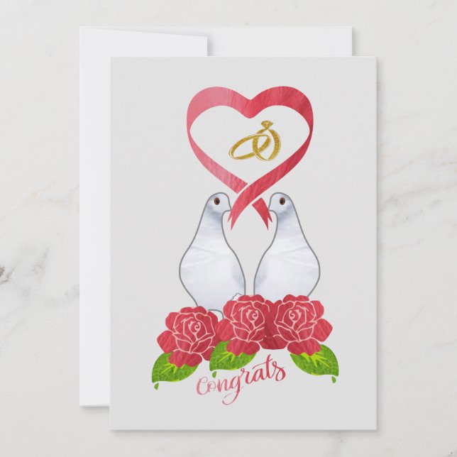 De Festividades Parabéns cartão plano (Frente)