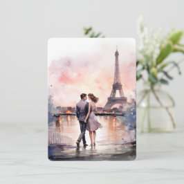 De Festividades Paris: A temporada do amor cartão