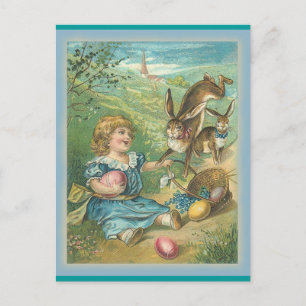 De Festividades Páscoa Vintage - Arte - Cartão postal