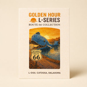 De Festividades Retro Catoosa Oklahoma Rota 66 Cartão Postal à Bei