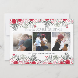 De Festividades Saudações alegres do Jardim Botânico | Cartão com 