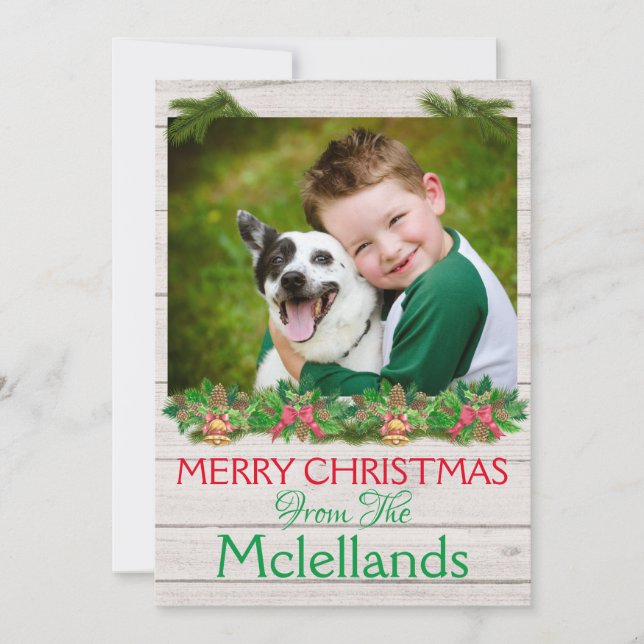 DE FESTIVIDADES SEU CARTÃO COM FOTOS (Frente)