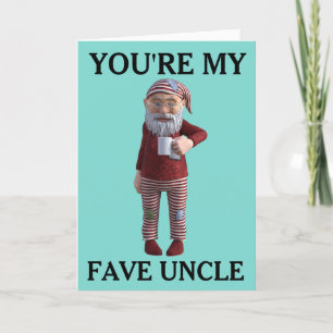 DE FESTIVIDADES TIO BIRTHDAY GNOME ELF CARTÃO
