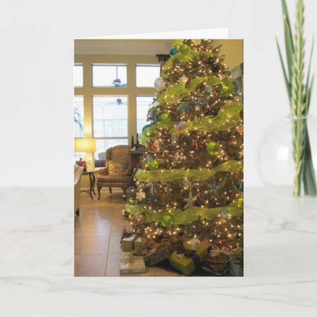 De Festividades "Tudo pronto para o Natal!" - Cartão Saudável (Frente)