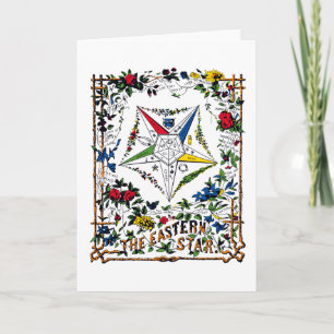 De Festividades Vintage OES Signet - cartão vazio