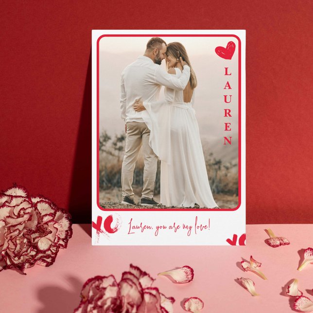 De Festividades Você é meu amor Foto cartão do dia dos namorados (Criador carregado)