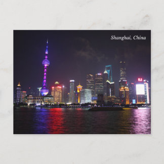 De Festividades Xangai à noite cartão postal da China