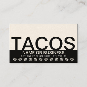 De Fidelidade cartão corajoso da lealdade do cliente do TACOS