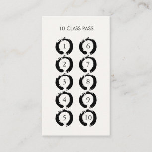 De Fidelidade Cartão da passagem da classe dos círculos 10 do