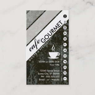 De Fidelidade cartão postal do Grunge COFFEE: (comprar 11 receb