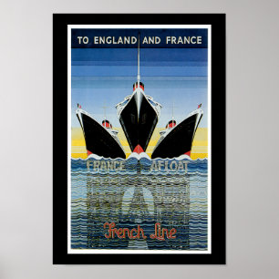 De France linha francesa poster à tona -