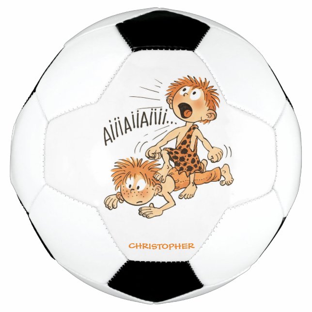De Futebol Bola Personalizada Engraçada Para Crianças (Frente)