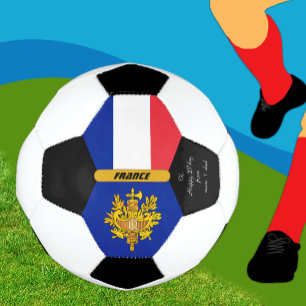 De Futebol França Personalizada, Bandeira, Bola Fotográfica