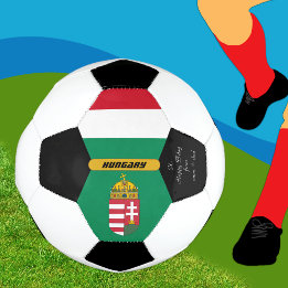 De Futebol Hungria Personalizada, Bandeira, Bola Fotográfica